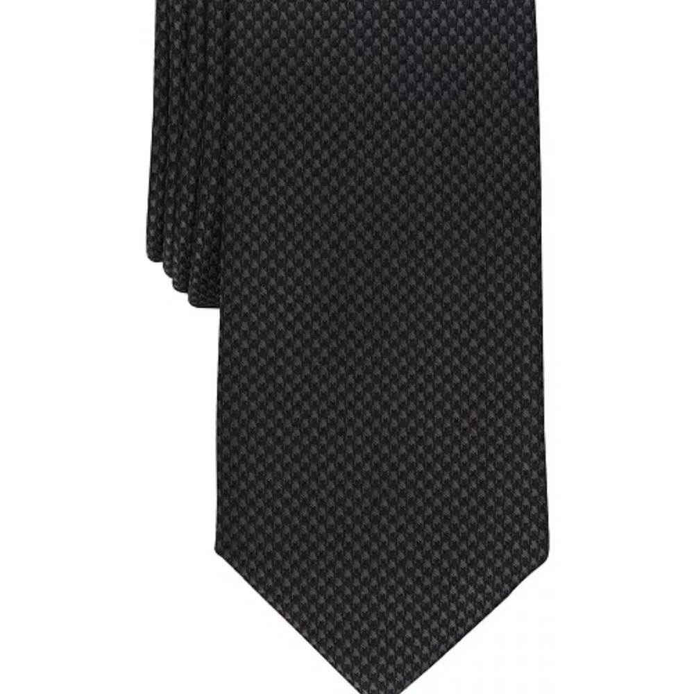 Alfani Men's Dove Slim Tie, Created for Macy's - Black